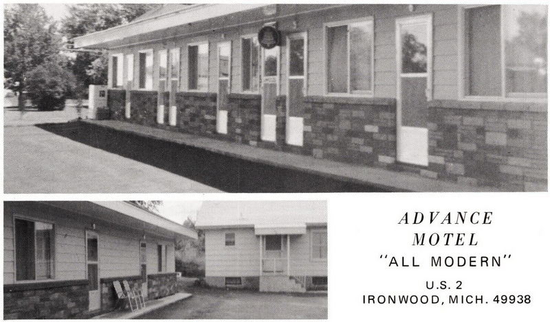 Advance Motel - Vintage Postcard